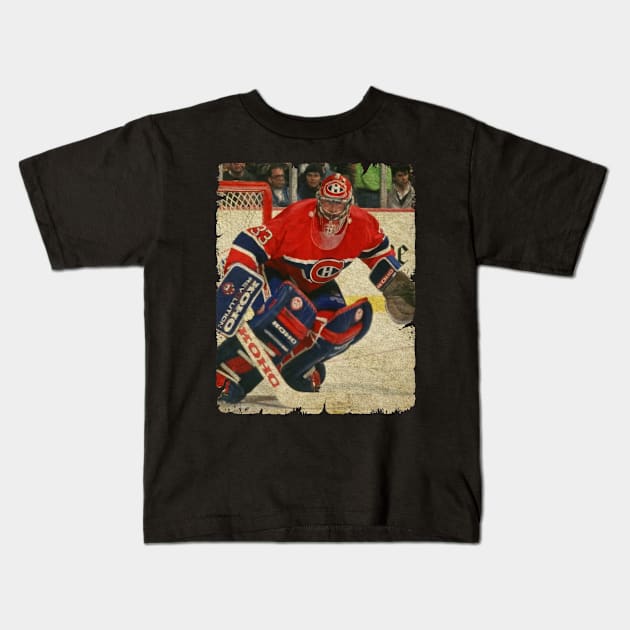 Patrick Roy - Montreal Canadiens, 1991 Kids T-Shirt by Momogi Project